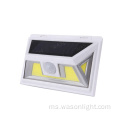 Mod Borong 2 450 Lumens 74*Cob Outdoor Security Solar Suria Wall Wall Mounted LED Light IP65 Waterproof